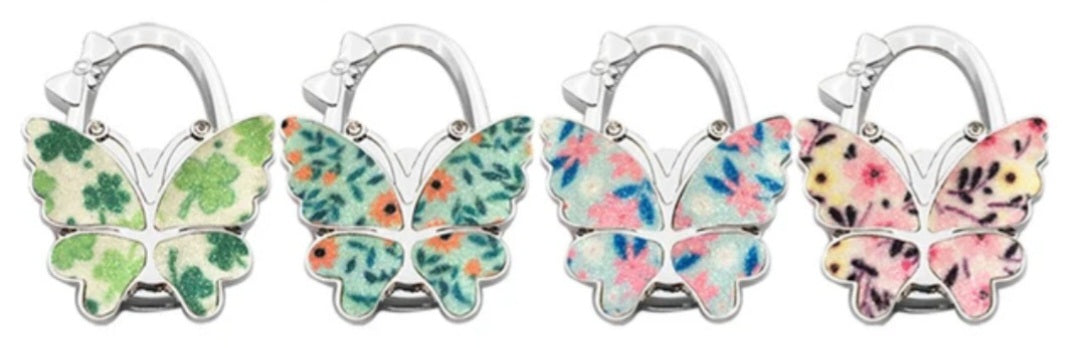 Multicolor floral butterfly-shaped hooks