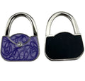 Purple handbag-shaped hook