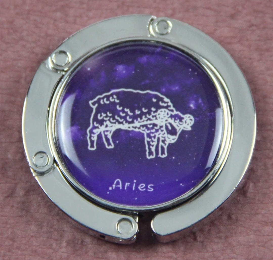 ARIES "برج الحمل" (March 21-April 19) Zodiac Sign Purse Hook