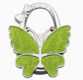 Glittery lime-green butterfly-shaped hook