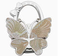 Multi-plotted light-beige butterfly-shaped hook