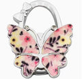 Multicolor black-pink-yellow floral butterfly-shaped hook