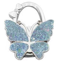 Sparkling blue butterfly-shaped hook