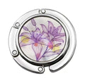 Multicolor circular-shaped Purple-Yellow-Pink floral drawing hook